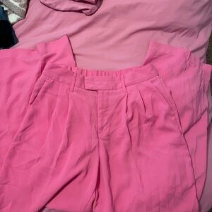 a new day Women's Bright Pink Wide Leg Pants